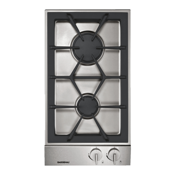 Gaggenau VG 232 CA Use And Care Manual