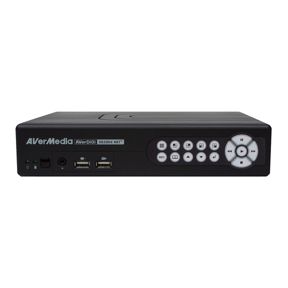 Avermedia VerDiGi EB3004 NET Quick Installation Manual