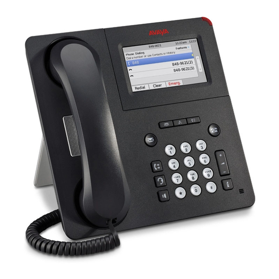 Avaya 9621G Quick Reference