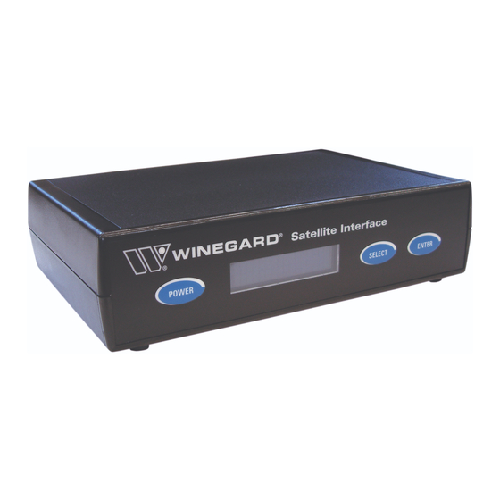 Winegard WB-2000 Satellite Interface Manuals