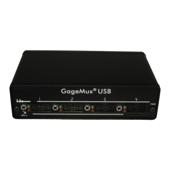ASDQMS GageMux Operating Manual