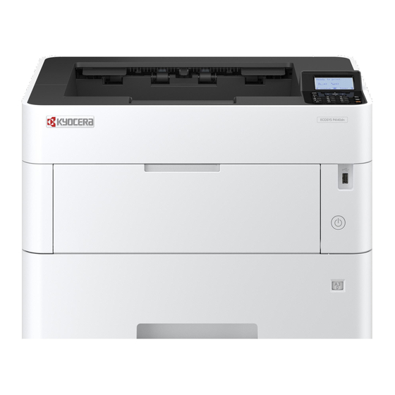 Kyocera ECOSYS P4140dn Manual