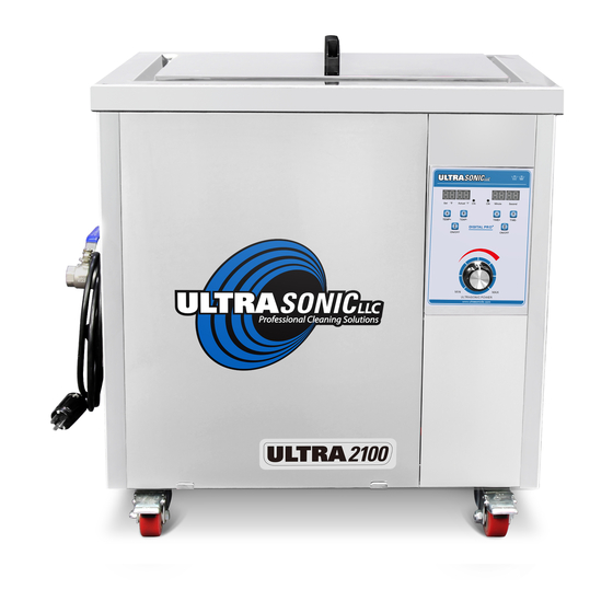 Ultrasonic Digital Pro Ultra 2100 Instruction Manual