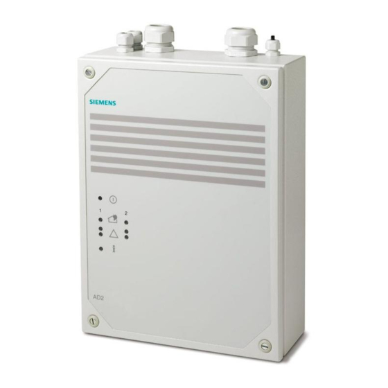 Siemens AD2-C11 Quick Manual For Commissioning