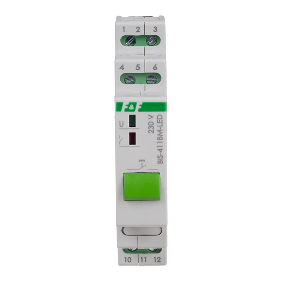 F&F BIS-411BM-LED Quick Start Manual