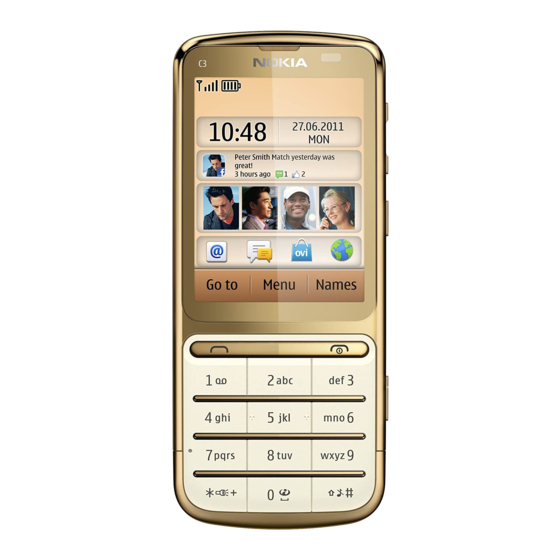 Nokia RM-776 Touchscreen Mobile Phone Manuals