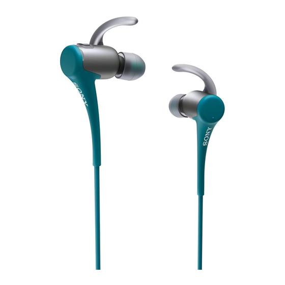 Sony MDR-AS800BT Reference Manual