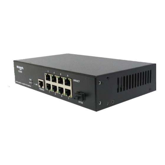 ubiquoss E3208E Installation Manual