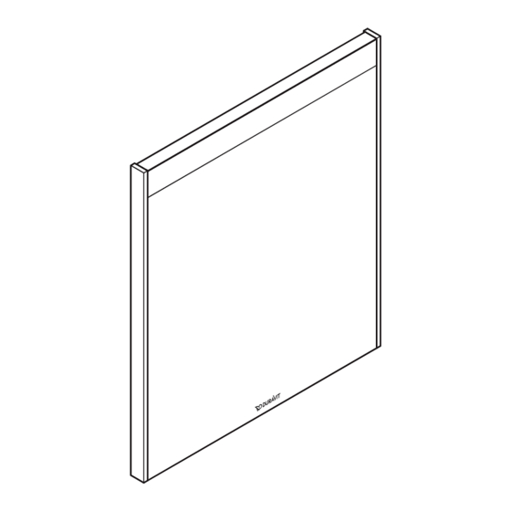 DURAVIT Brioso BR 7001 Mounting Instructions