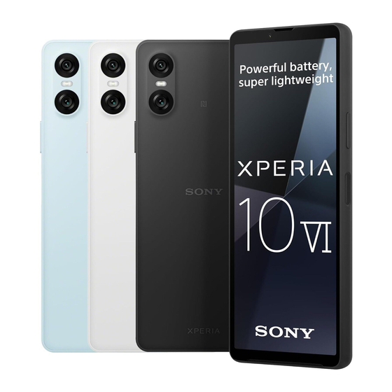 Sony Xperia 10 VI Help Manual