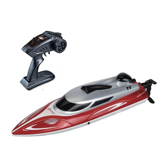 Contixo T1 RC BOAT Instruction Manual