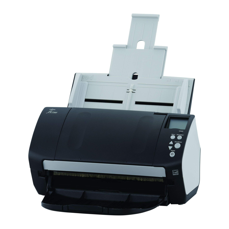 Fujitsu fi-7160, fi-7260, fi-7180, fi-7280 Manual