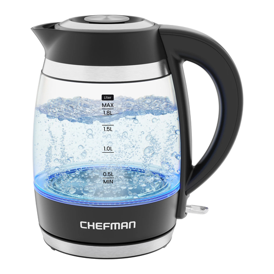 Chefman FAST-BOIL RJ11-18-PL-CA Manuals