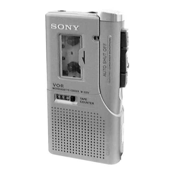 Sony M-530V Manuals