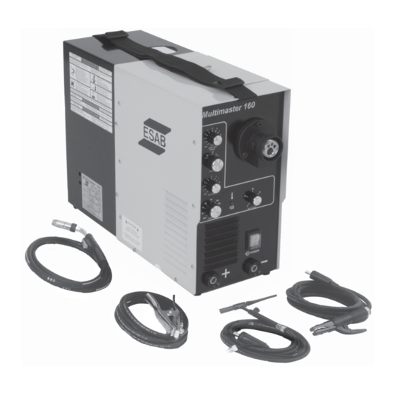 ESAB MultiMaster 160 Instruction Manual