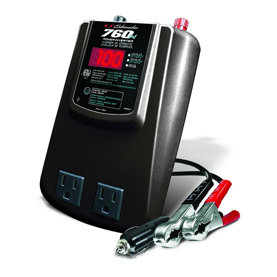 Schumacher PID-760 Power Converter Manuals