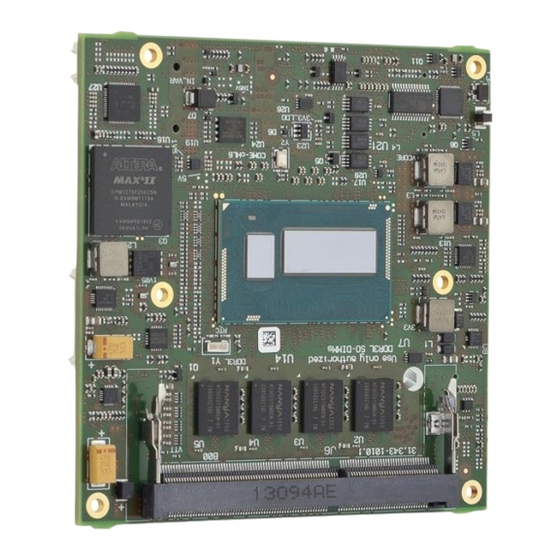 Kontron COMe-cHL6 User Manual