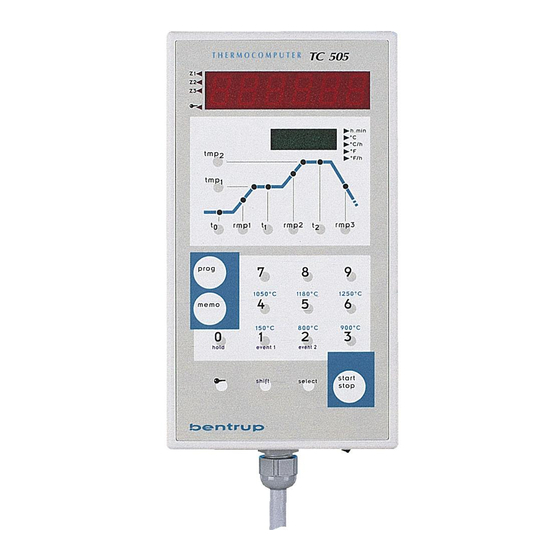 bentrup TC 505 Technical Manual