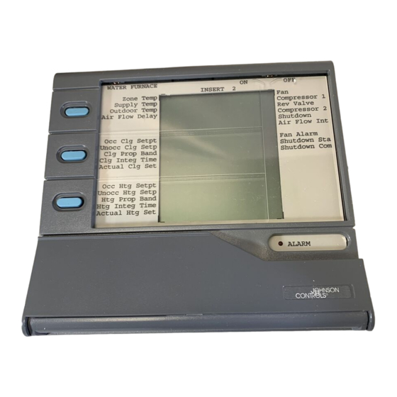 Johnson Controls METASYS Series Installation Sheet