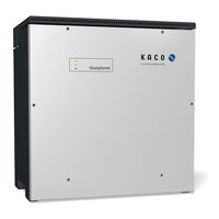 Kaco blueplanet 125 TL3 XL Manual