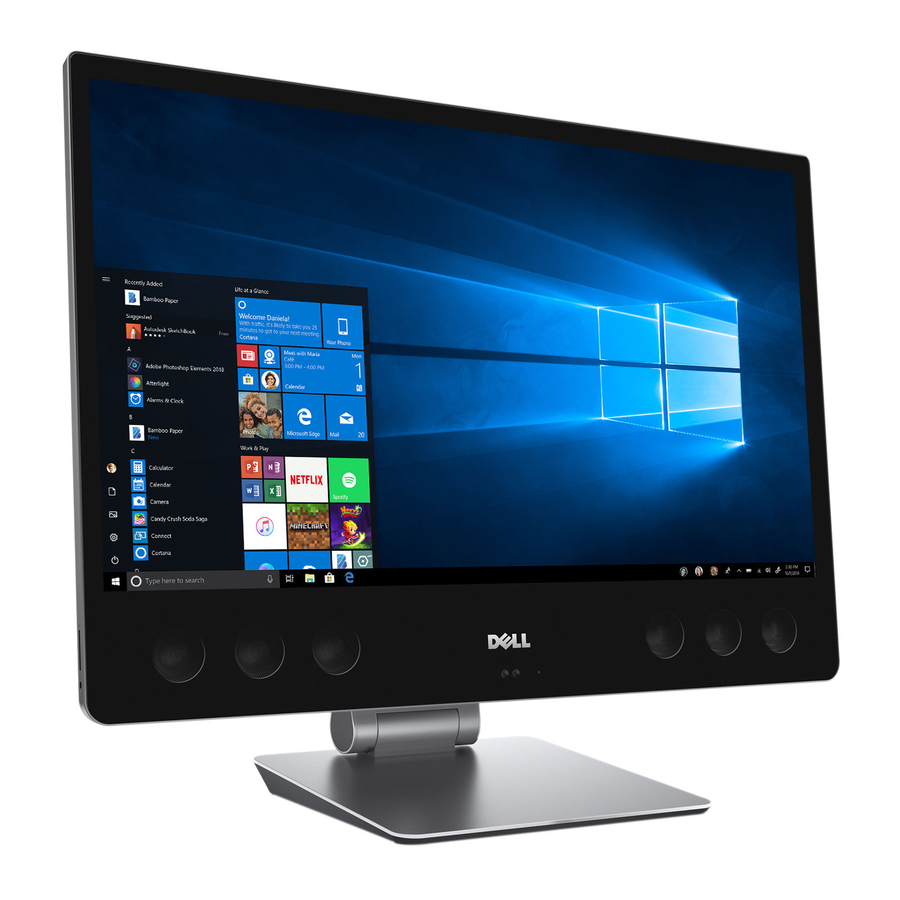 Dell Precision 5720 All-in-One Quick Start Manual