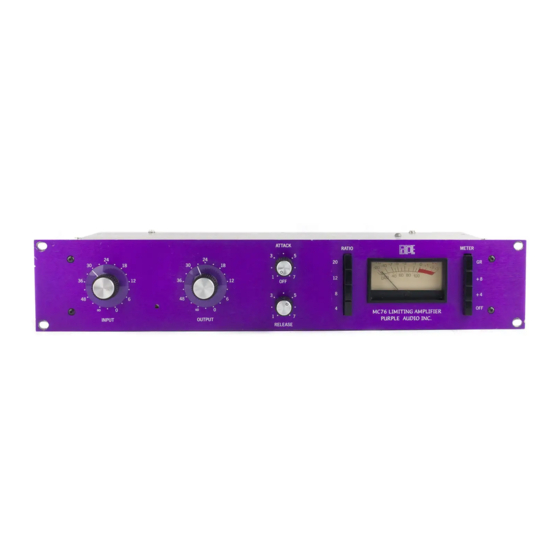 Purple MC76 Manual