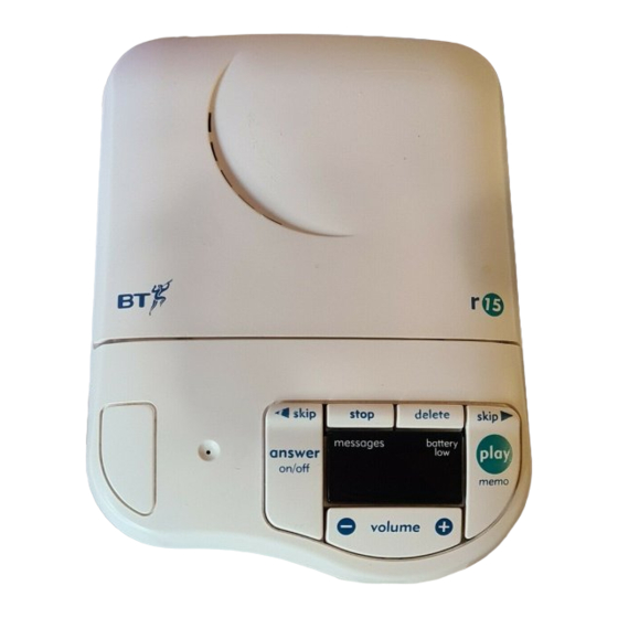 BT RESPONSE 15 User Manual