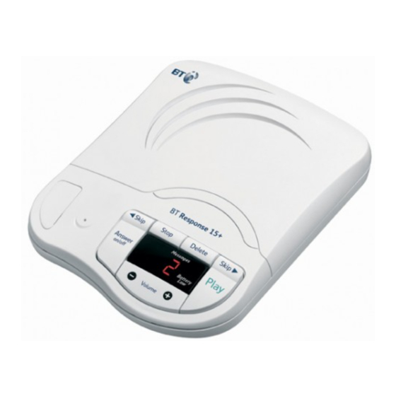 BT Response 15+ User Manual
