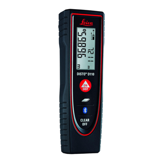 Leica Geosystems DISTO D110 Manual