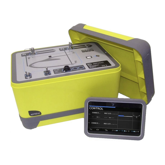 Druck InstruMetrics ADTS542F Safety And Installation Manual
