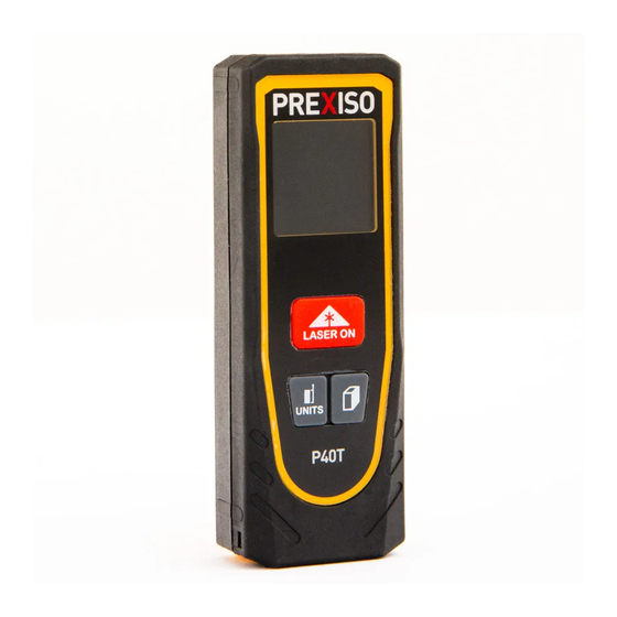 Prexiso P40T Manual