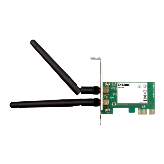 D-Link DWA-548 Quick Installation Manual