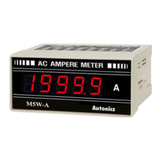 Autonics M5W Series Manual
