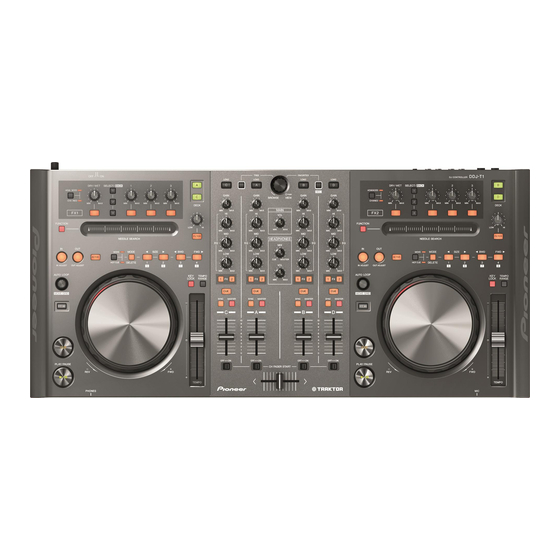 Pioneer DDJ-T1 Operating	 Instruction