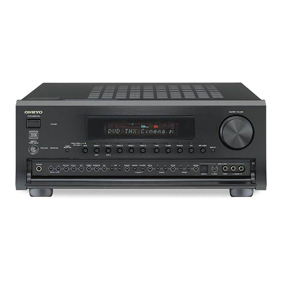 Onkyo TX-NR900E Instruction Manual