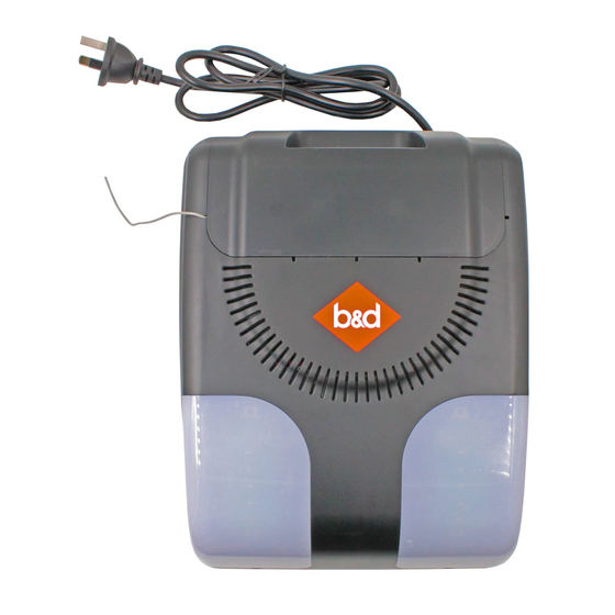 B&D CAD Secure SDO-6 Installation Instructions