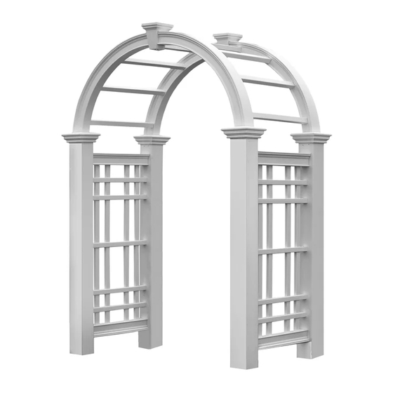New England Arbors Westchester Arbor Assembly Instructions