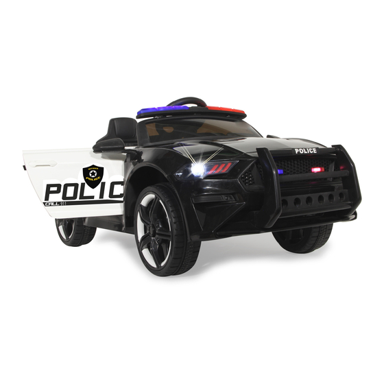 Jamara Ride on US Police Car Instruction