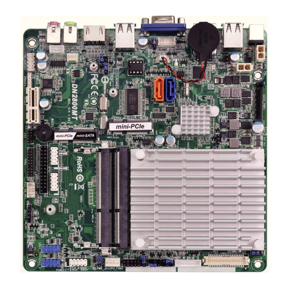 ASROCK DN2800MT Settings Manual