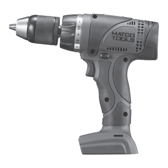 Matco Tools MCL2012DDA Operating Instructions Manual