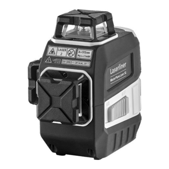 LaserLine MasterPlane-Laser 3G Manual