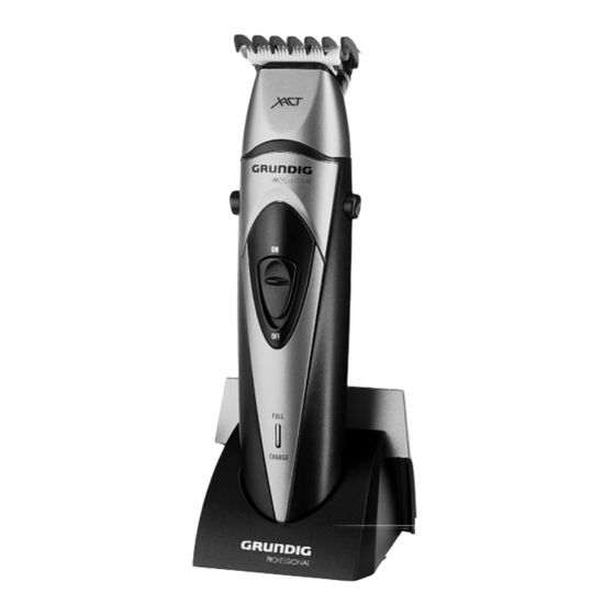 Grundig MT 6741 Professional Hair Trimmer Manuals