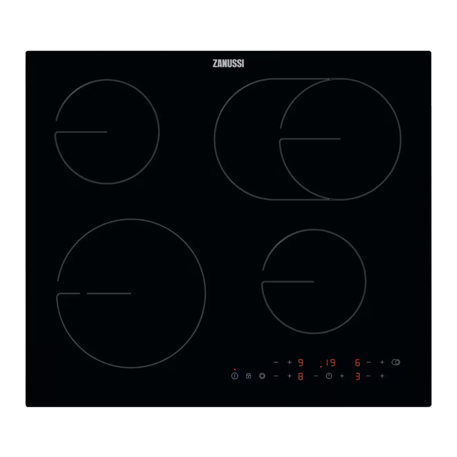 Zanussi ZHRN673K - Ceramic Hob Manual