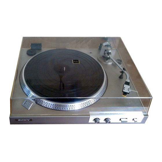 Sony PS-212A Service Manual