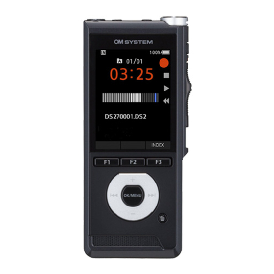 OM SYSTEM DS-2700 Instructions Manual