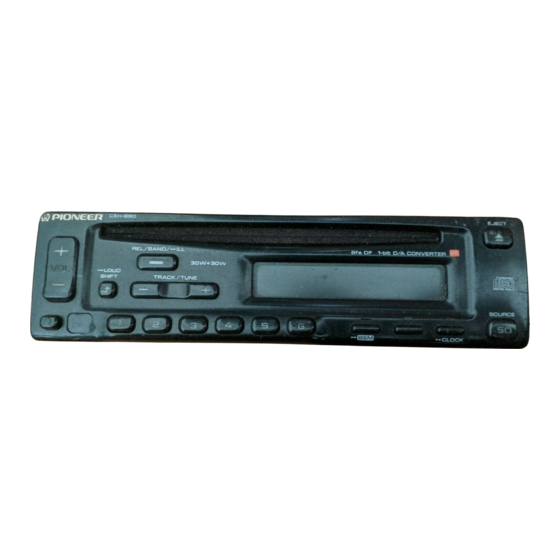 Pioneer DEH-790 Owner's Manual