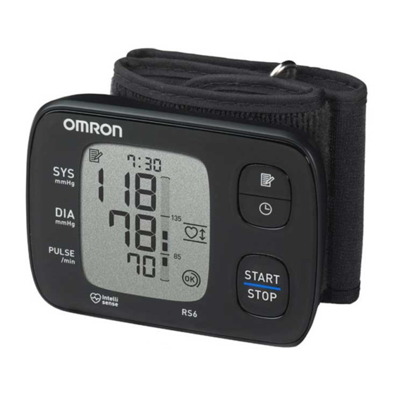 Omron RS6 Manuals