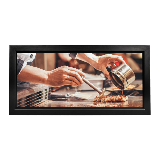 SCREENLINE Living 200 Projection Screen Manuals