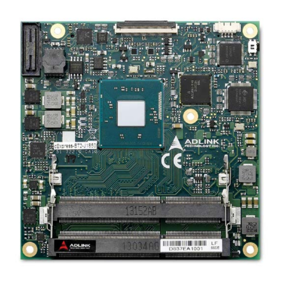 ADLINK Technology COM Express cExpress-BT2 User Manual