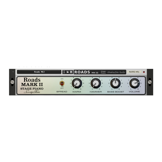 User Manuals: Oenkenstein Audio ROADS MK II Instrument